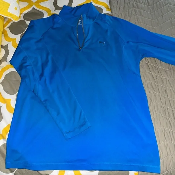 Puma 3/4 zip Pullover - Med - Picture 1 of 2